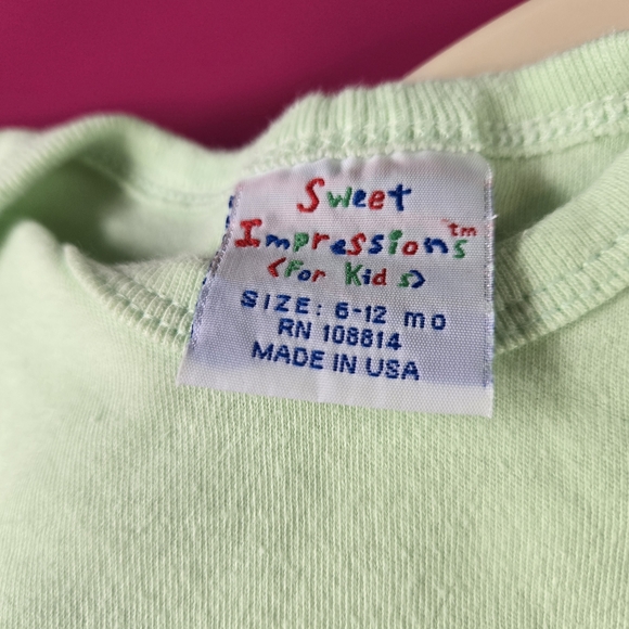 Baby Wear 6 To 9 Months  Green & Yellow - Picture 2 of 7